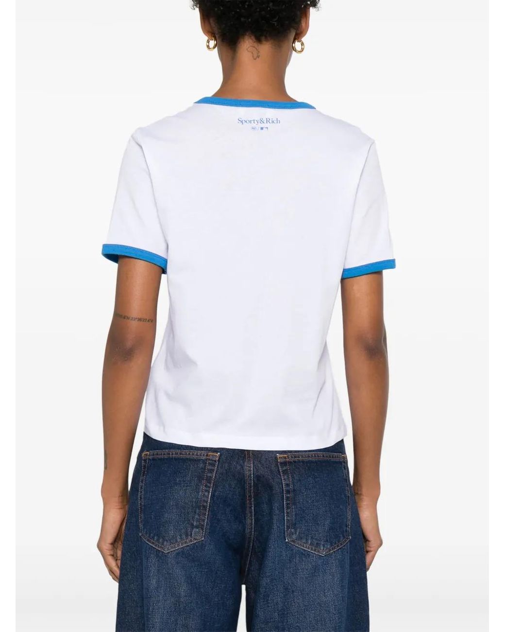 tシャツ SPORTY＆RICH / スポーティアンドリッチ DODGERS RINGER T-SHIRT レディース SPORTY&RICH tシャツ SPORTY＆RICH / スポーティアンドリッチ