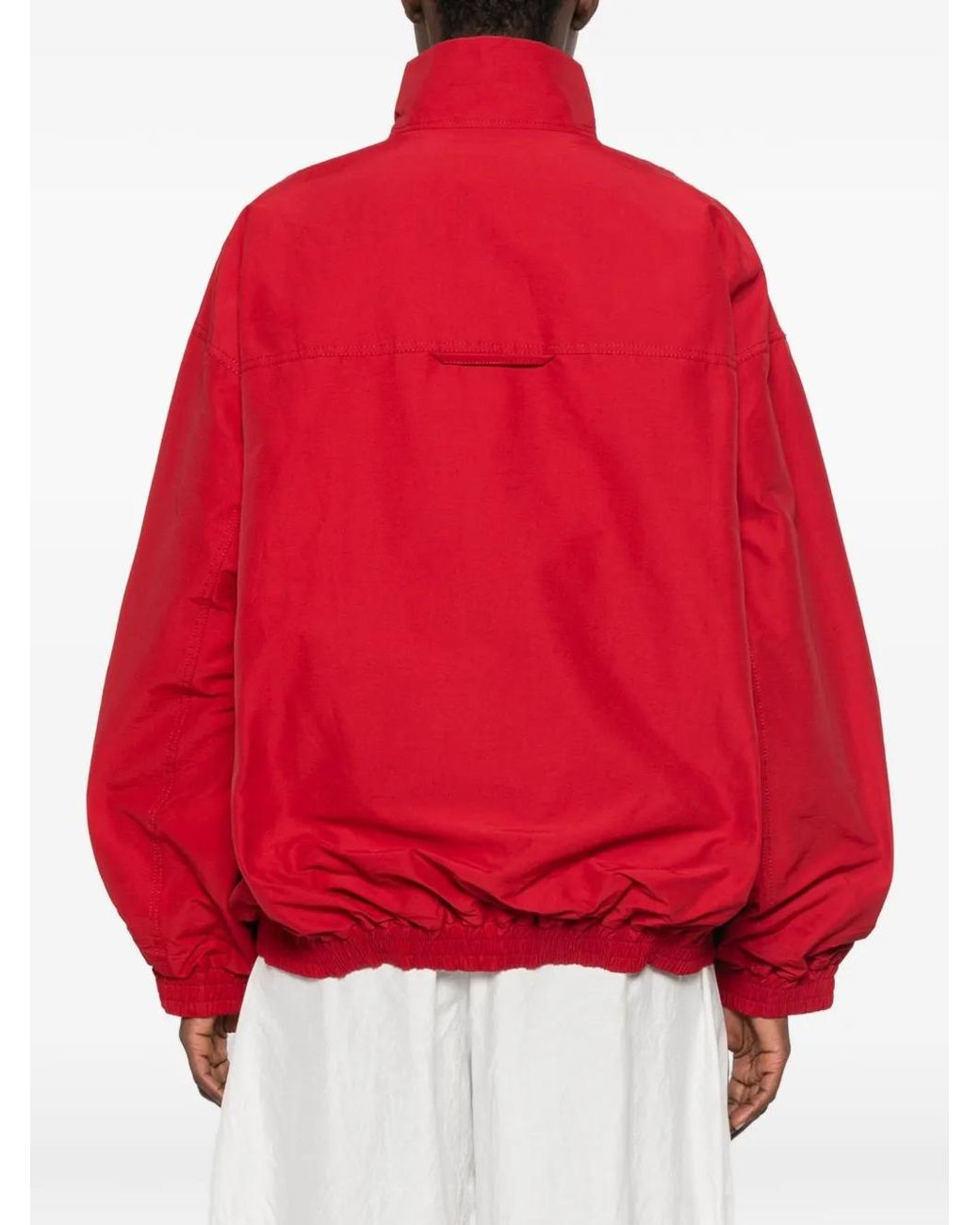 LAMRONS Red Zip-Up Bomber Jacket