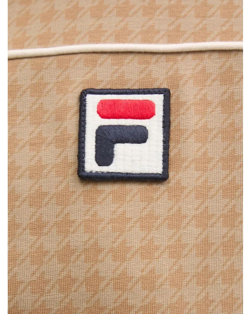 Fila Natural Liebau Patterned Half-Zip Sweatshirt