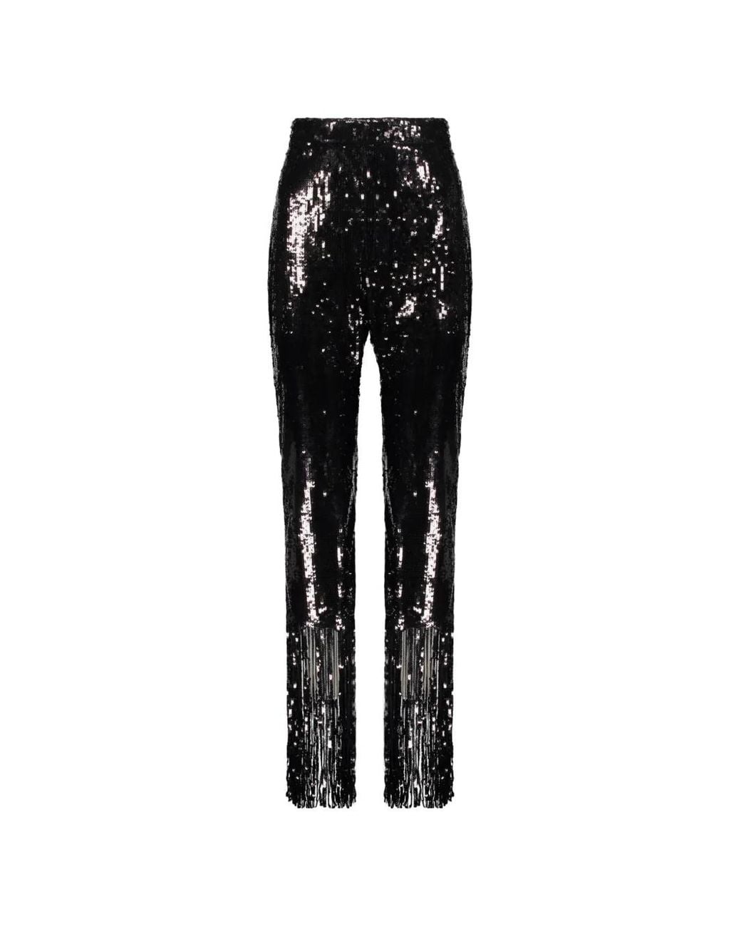 Ellery Black Sequin-Embellished Trousers
