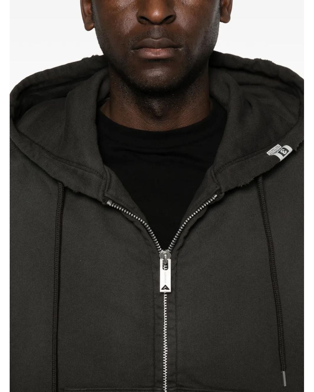 Maison Mihara Yasuhiro Black Zip Hoodie for men