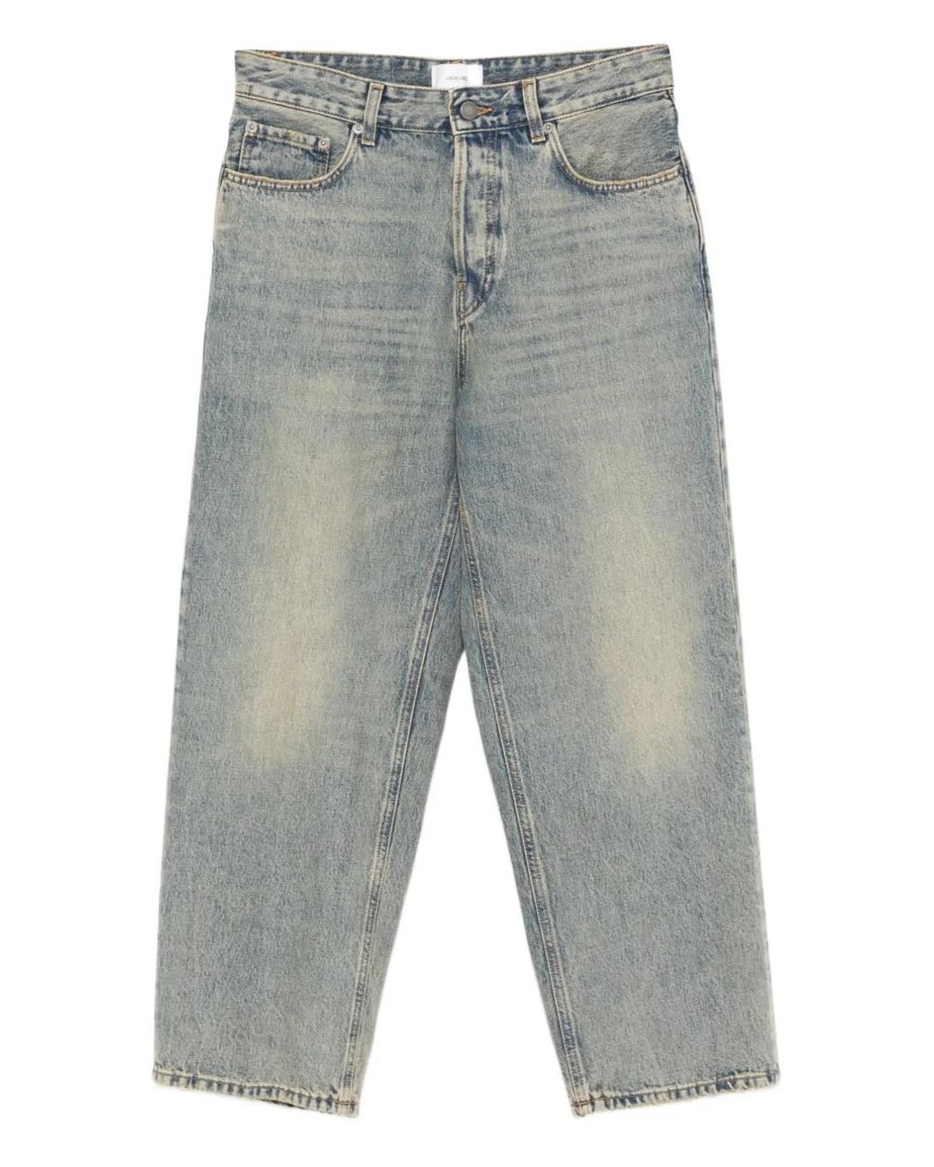 Haikure Gray Buttoned Jeans