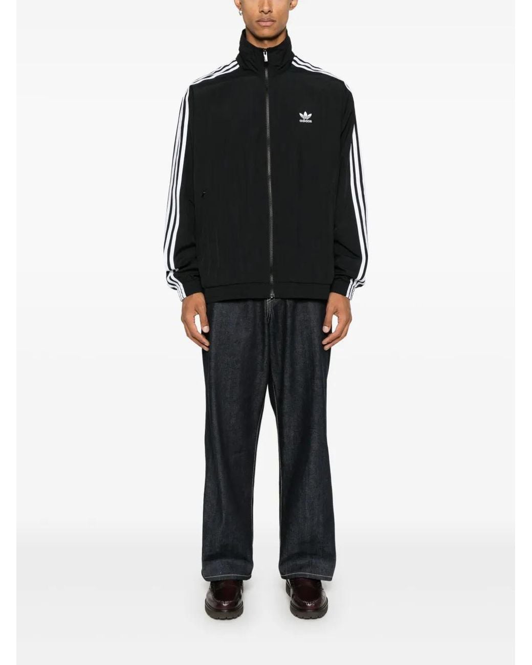 Adidas Black Adicolor Firebird Jacket for men