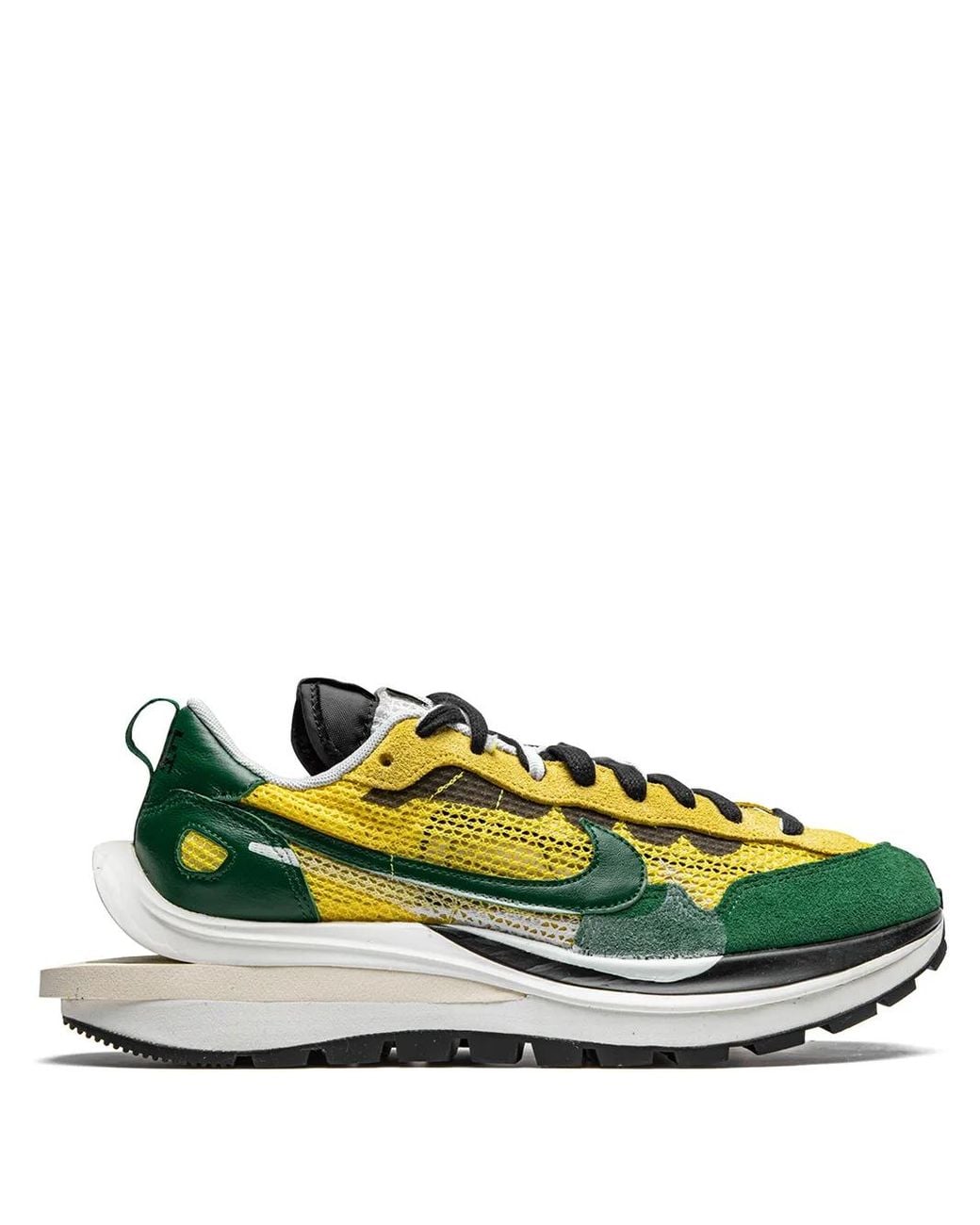 Nike Green X Sacai Vaporwaffle "Tour" Sneakers
