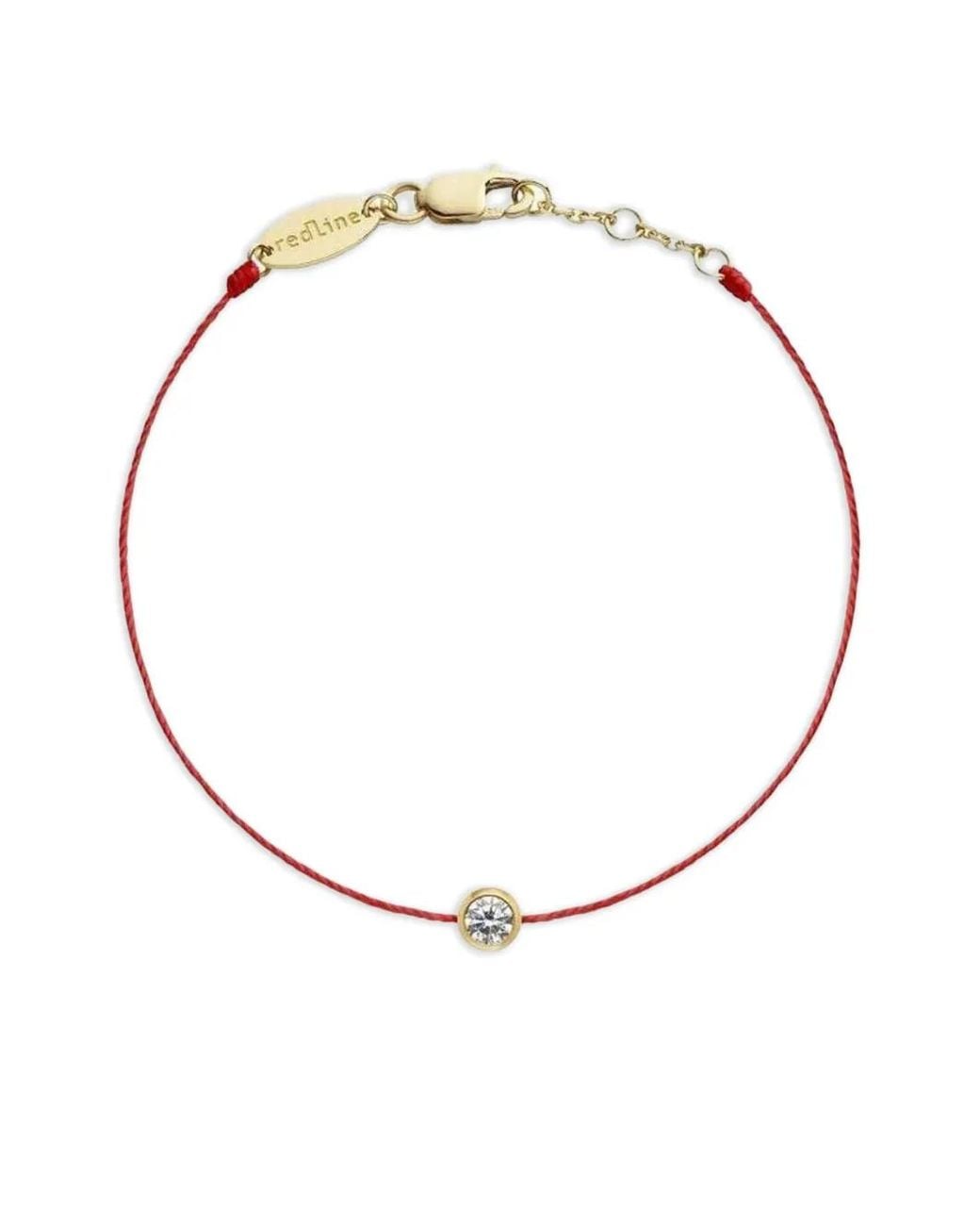RedLine White 18K Cord Diamond Bracelet