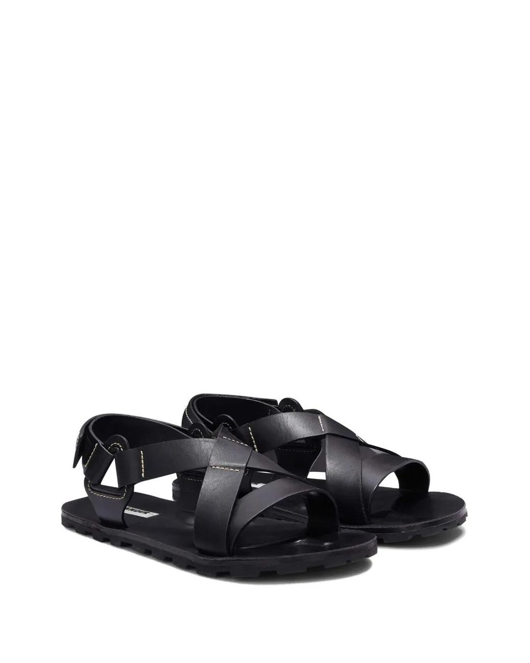Jil Sander Blue Leather Sandals for men