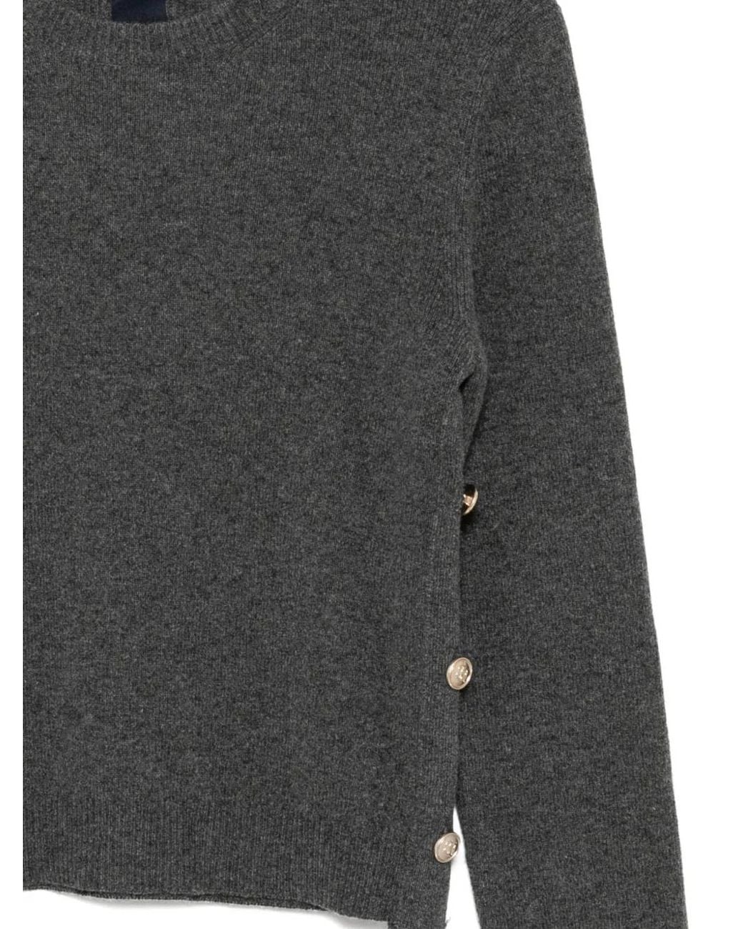 Juun.J Gray Knitted Jumper