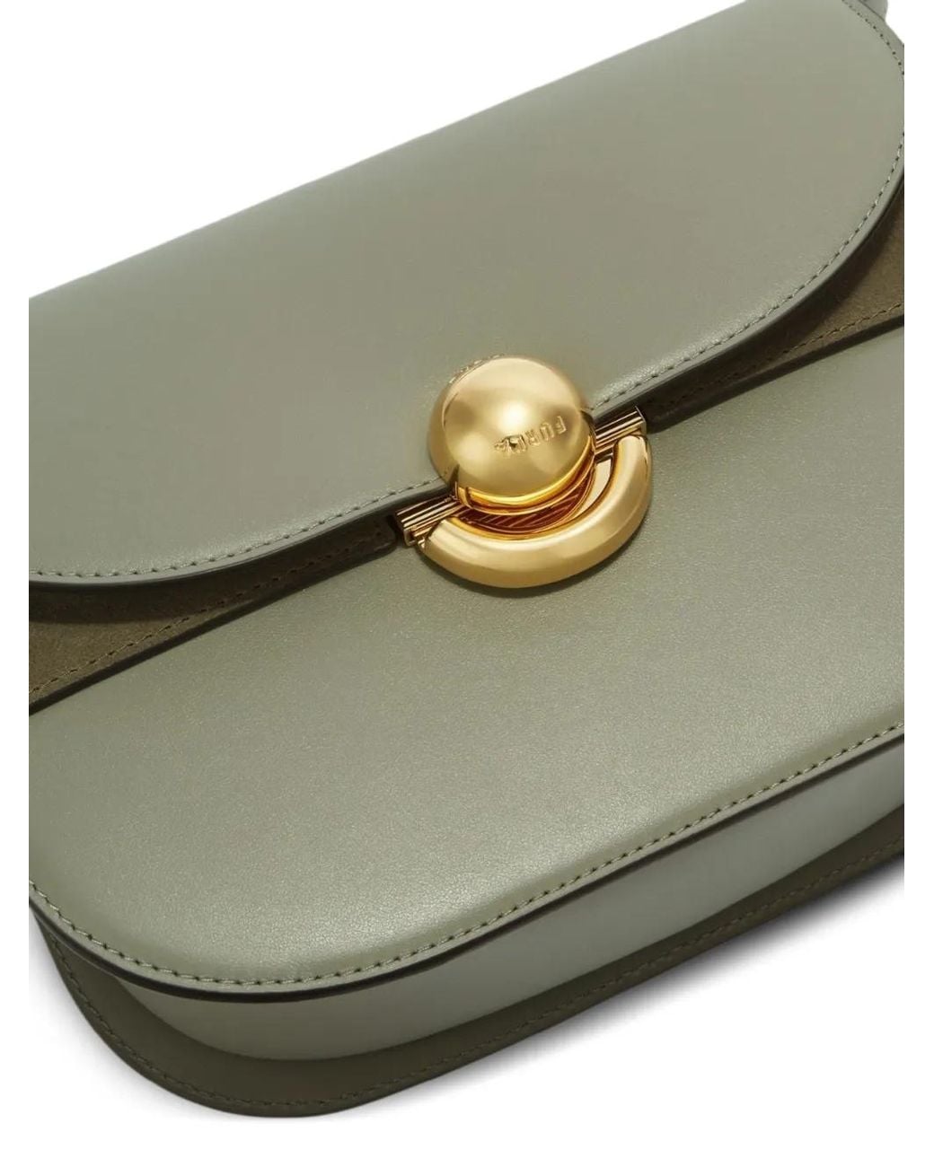 Furla Gray Small Sfera Shoulder Bag