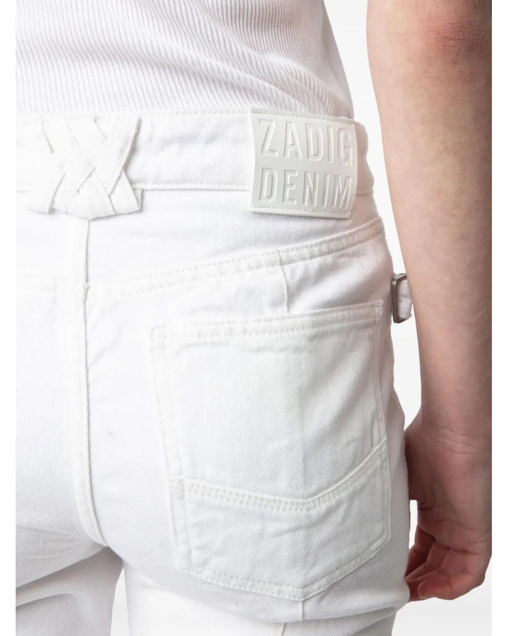 Zadig & Voltaire White Flared Jeans