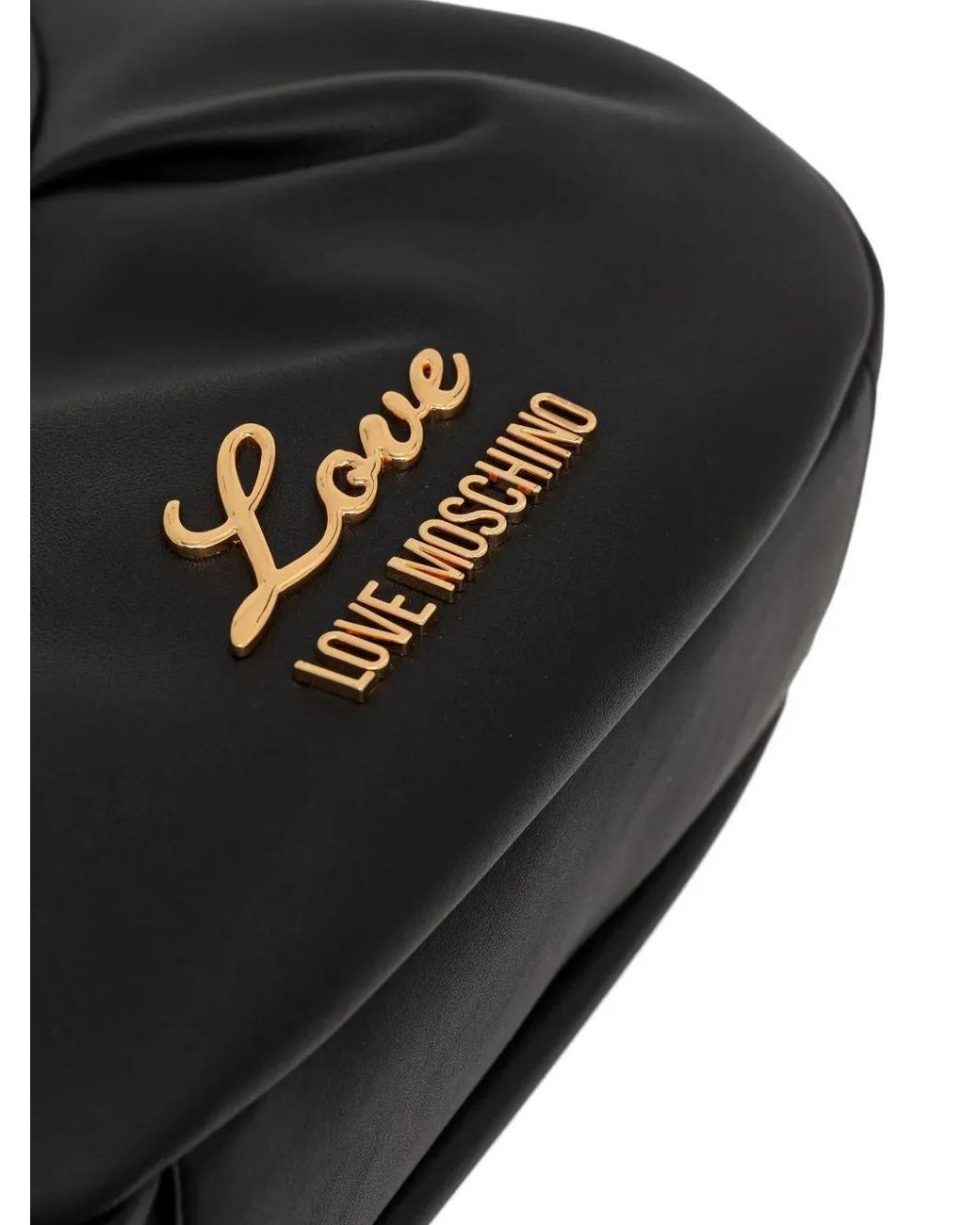 Love Moschino Black Braided-Handle Tote Bag