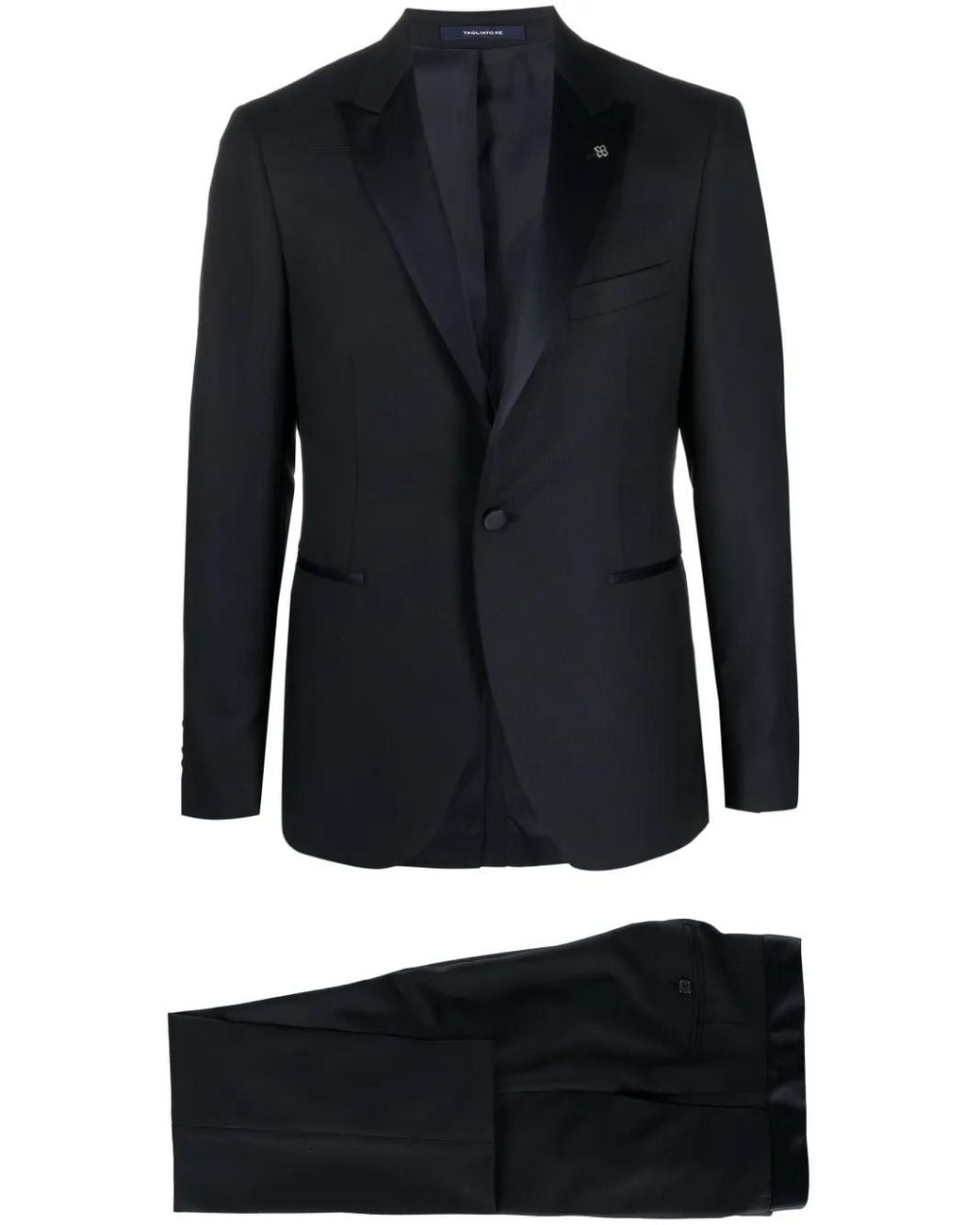Tagliatore Blue Single-Breasted Suit for men