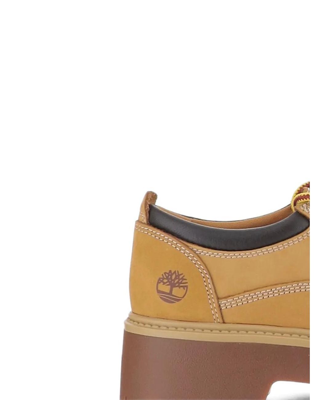 Timberland Brown Stone Street Platform Ankle Boots