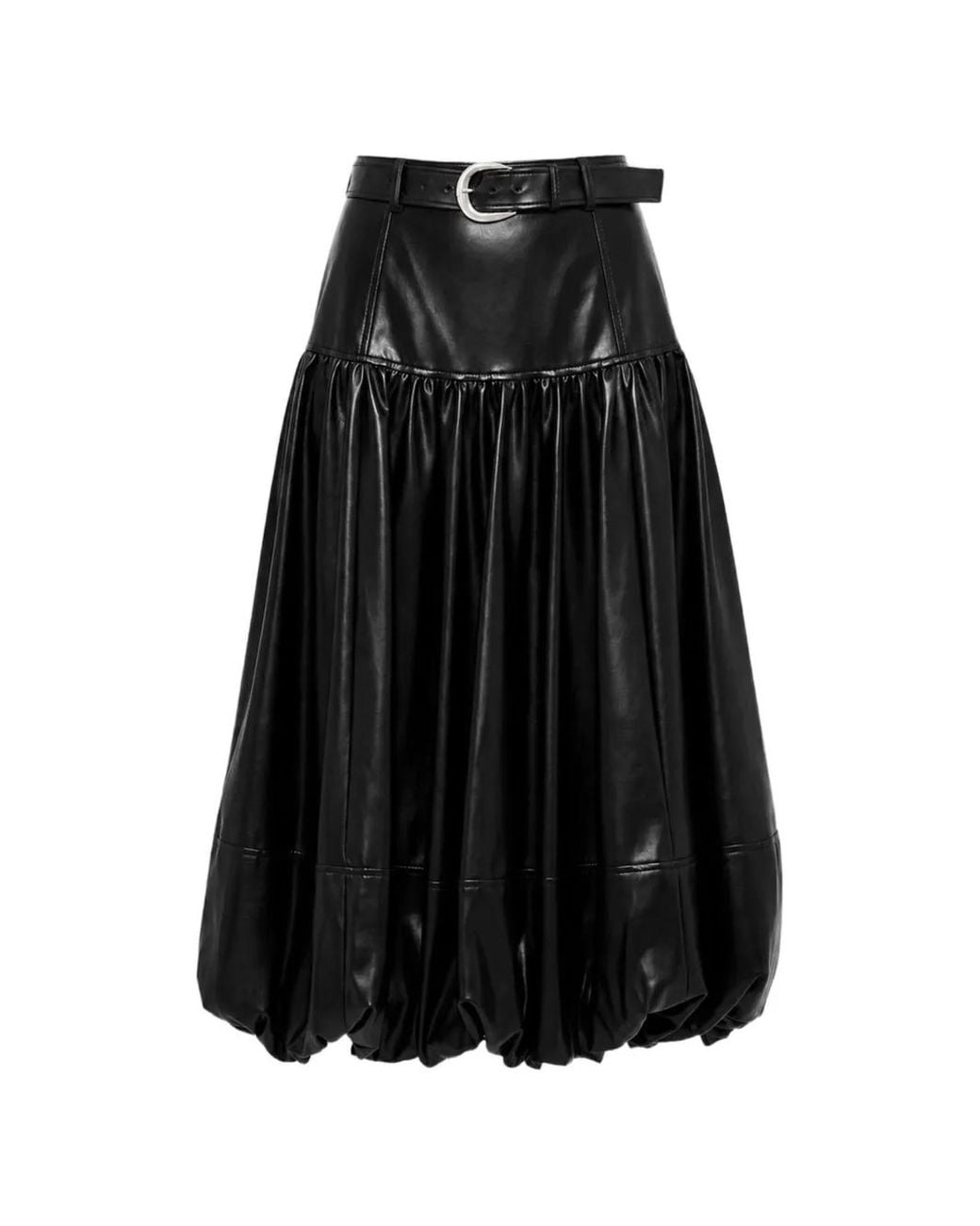 Cinq À Sept Black Eleanor Bubble Midi Skirt