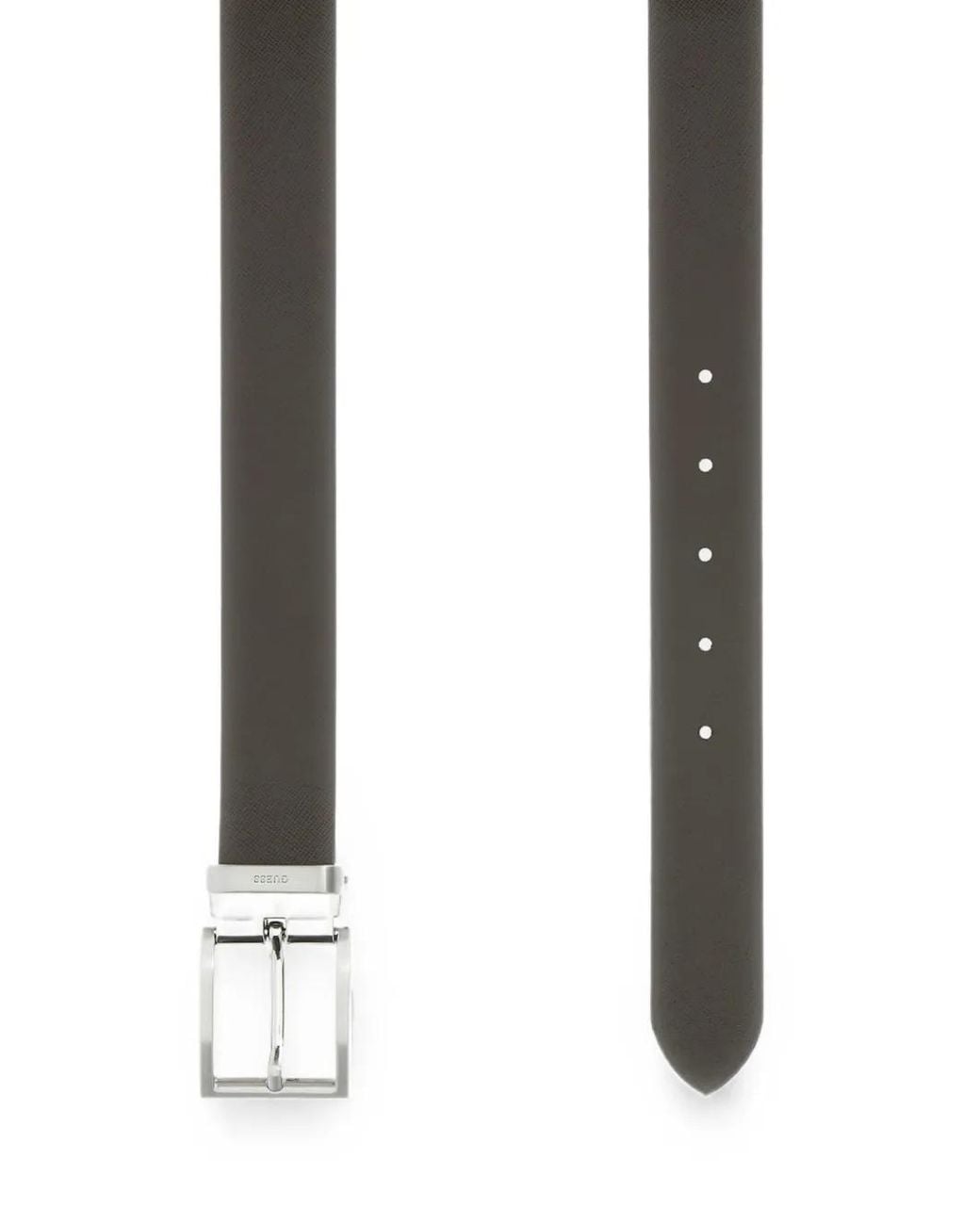 Guess Brown Monogram Reversible Belt for men