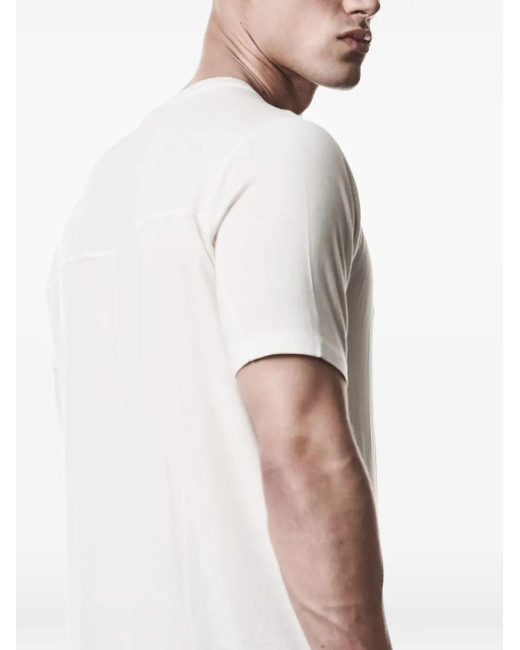 Thom Krom White V-Neck T-Shirt for men