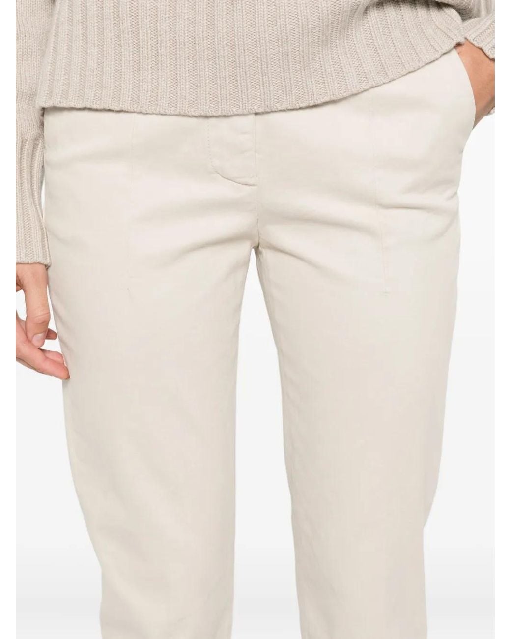 Teleria Zed White Camila Trousers