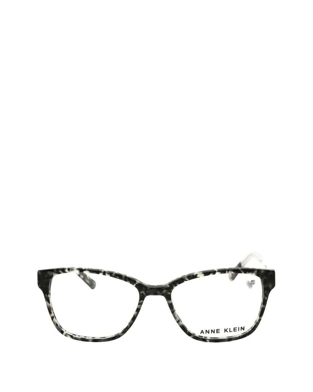 Anne Klein Black Ak5078 Rectangle-Frame Glasses