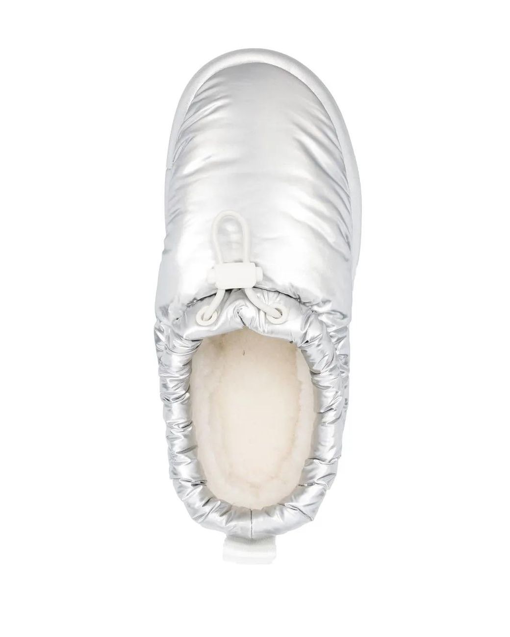Ugg White Maxi Metallic Clogs