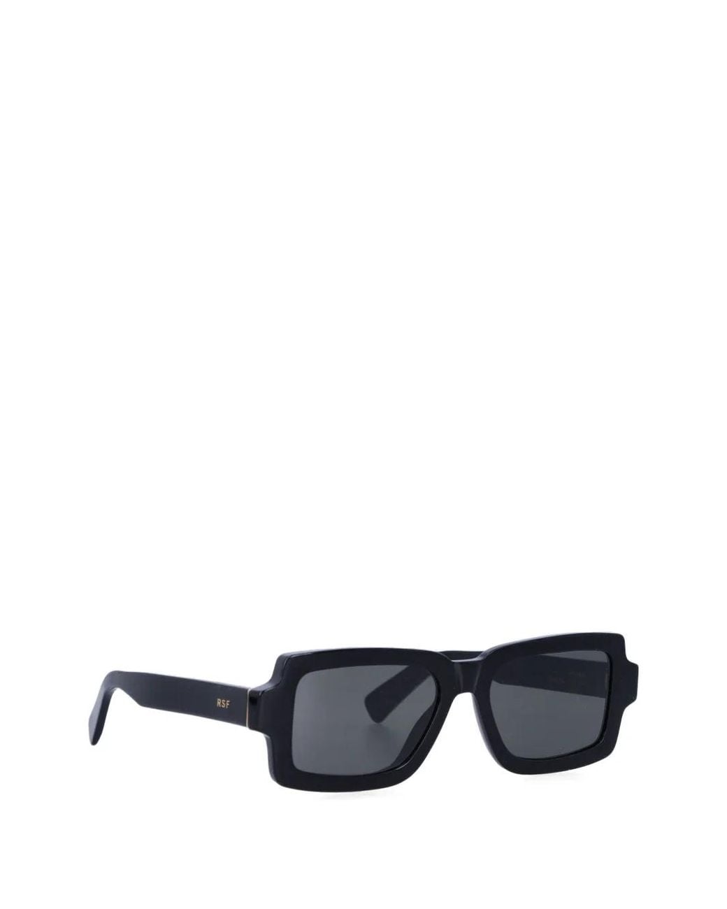Retrosuperfuture Black Rectangle-Frame Sunglasses