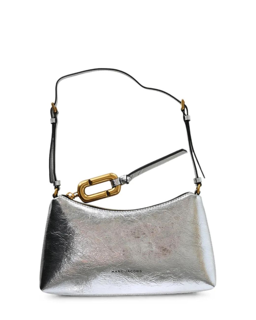 Marc Jacobs Gray Mini Sac À Effet Froissé