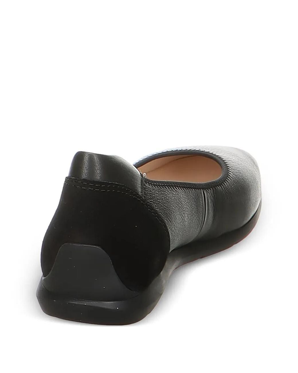 Ara Black Sardinia Leather Ballet Flats