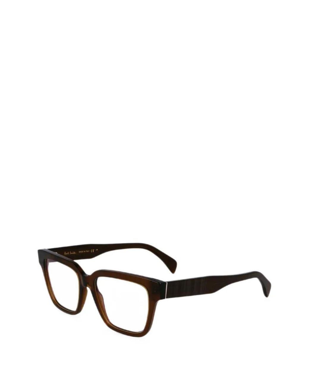Paul Smith Black Lisson Square-Frame Glasses