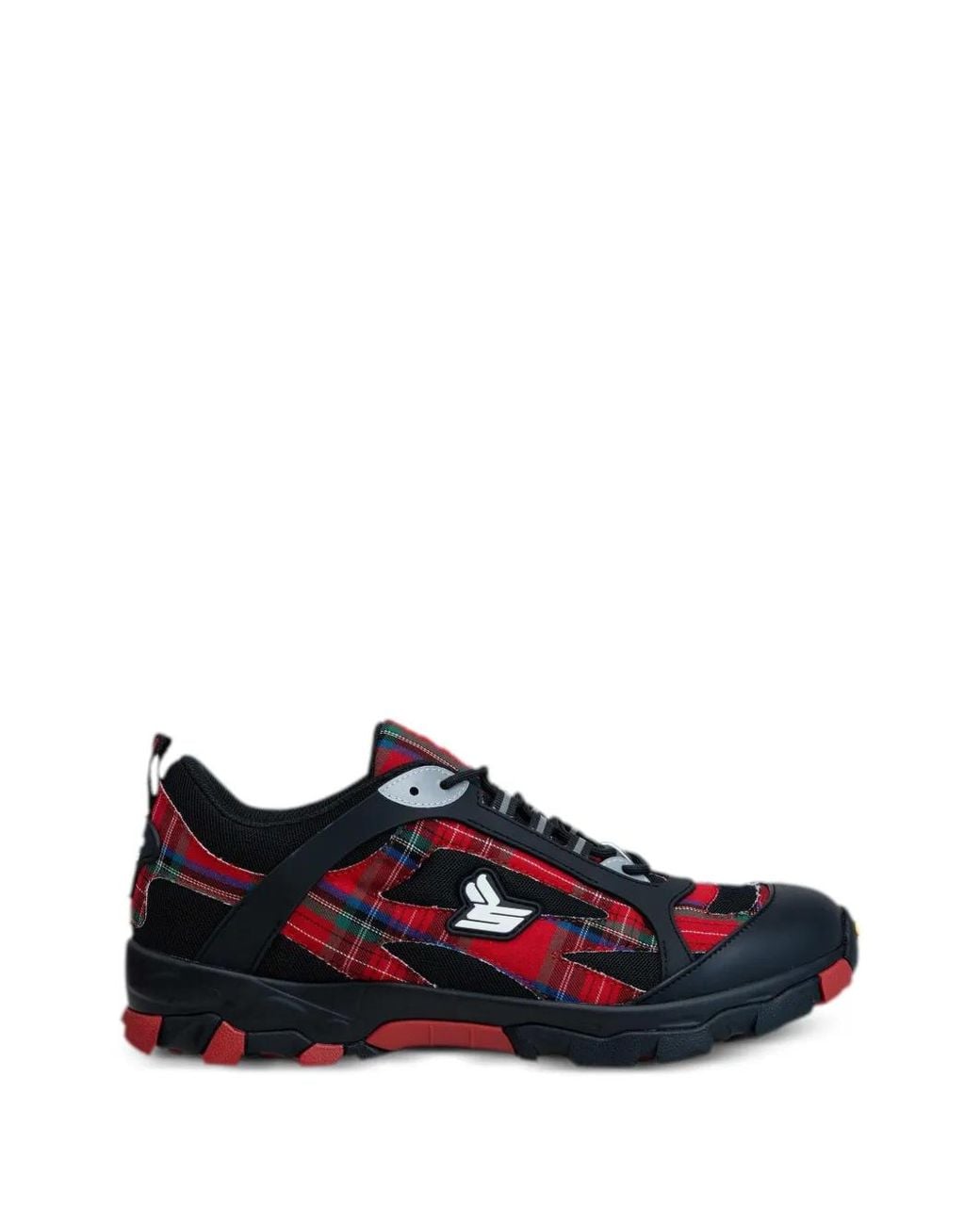Eric Emanuel White Sicko Tartan Sneakers for men
