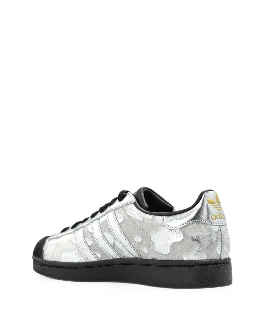 Adidas White Baskets Superstar Ii À Lacets