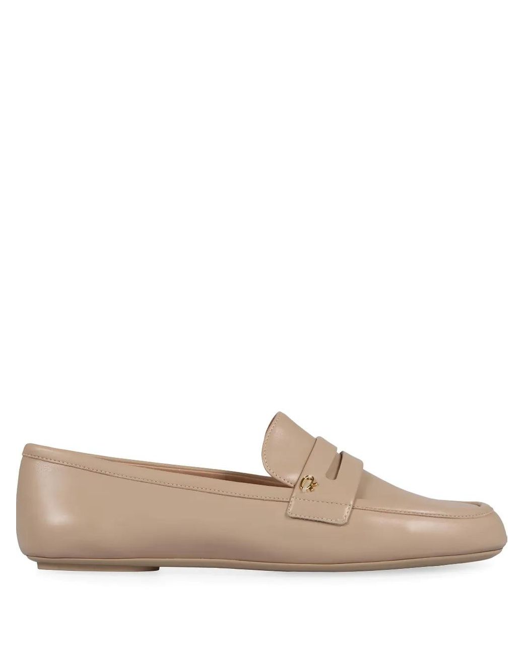 Gianvito Rossi Brown Giorgia Loafers