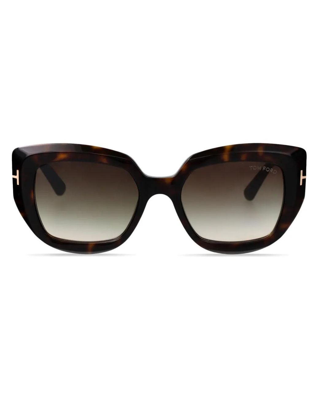 Tom Ford Brown Square-Frame Sunglasses
