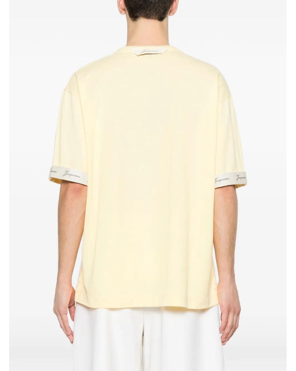 Jacquemus Natural The Rond Carré Short-Sleeve T-Shirt for men