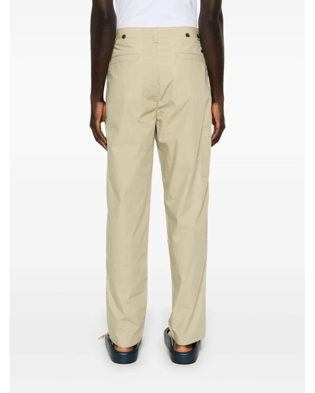 Closed Natural Dover Tapered Trousers for men