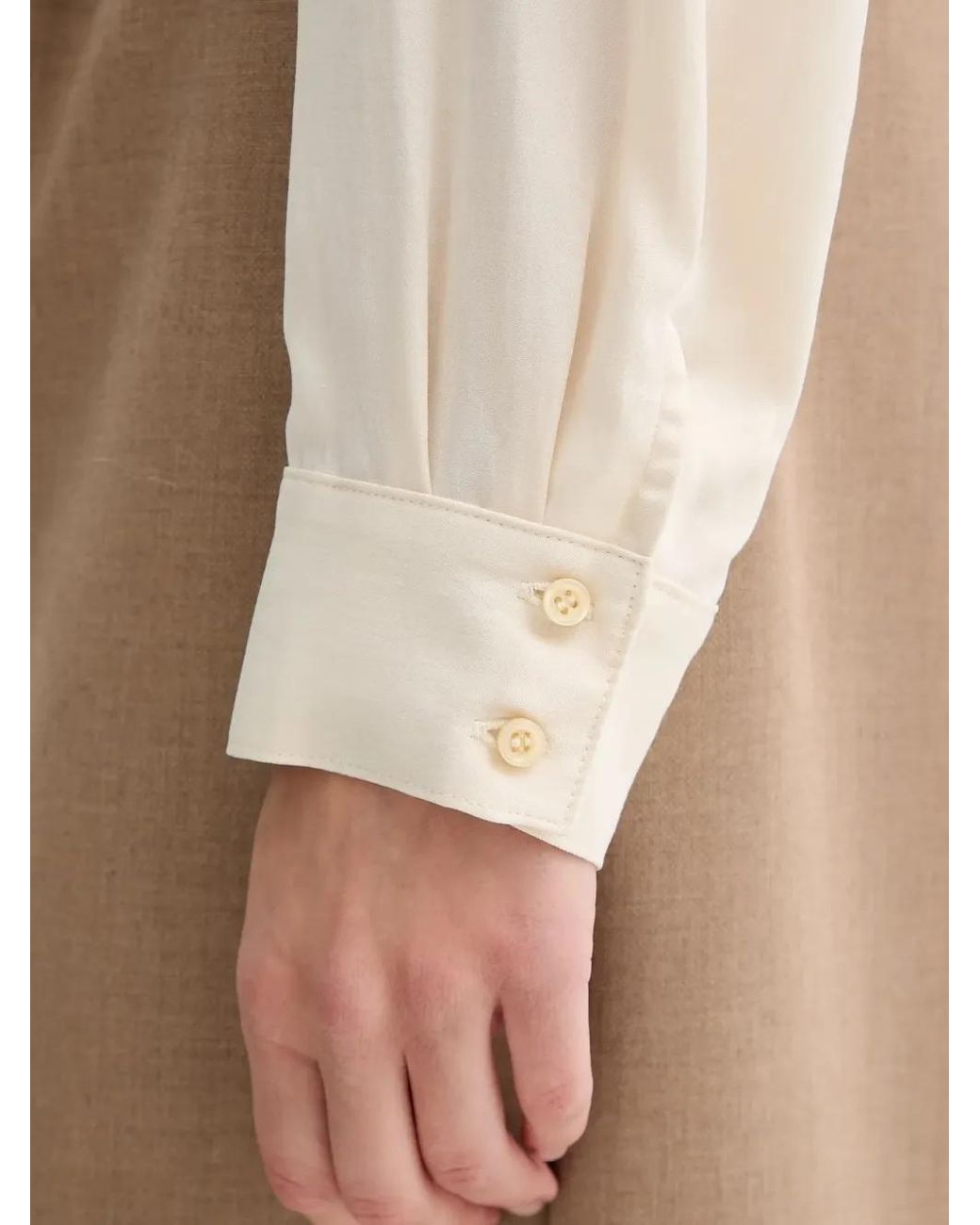 Sessun Natural Long Sleeve Shirt