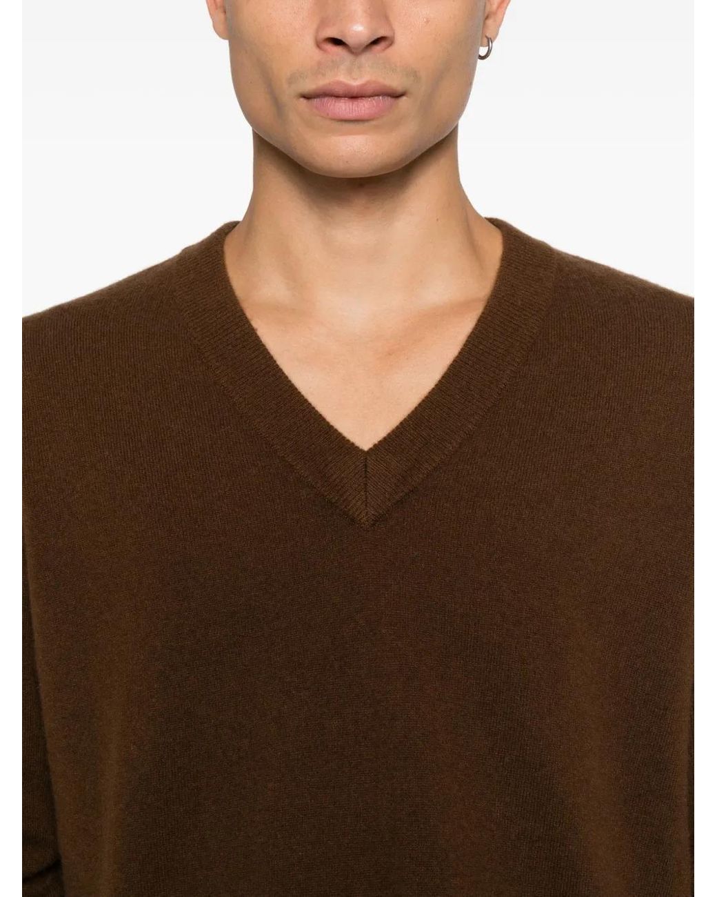Entire studios Brown V-Neck Sweater