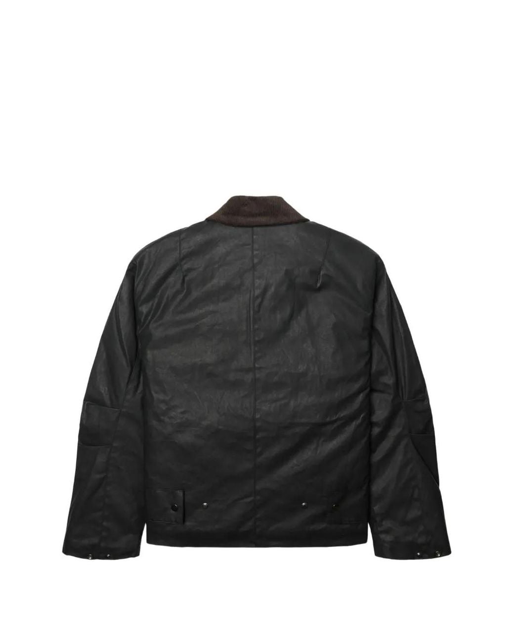 Woodbird Black Wbping Waxed Jacket for men