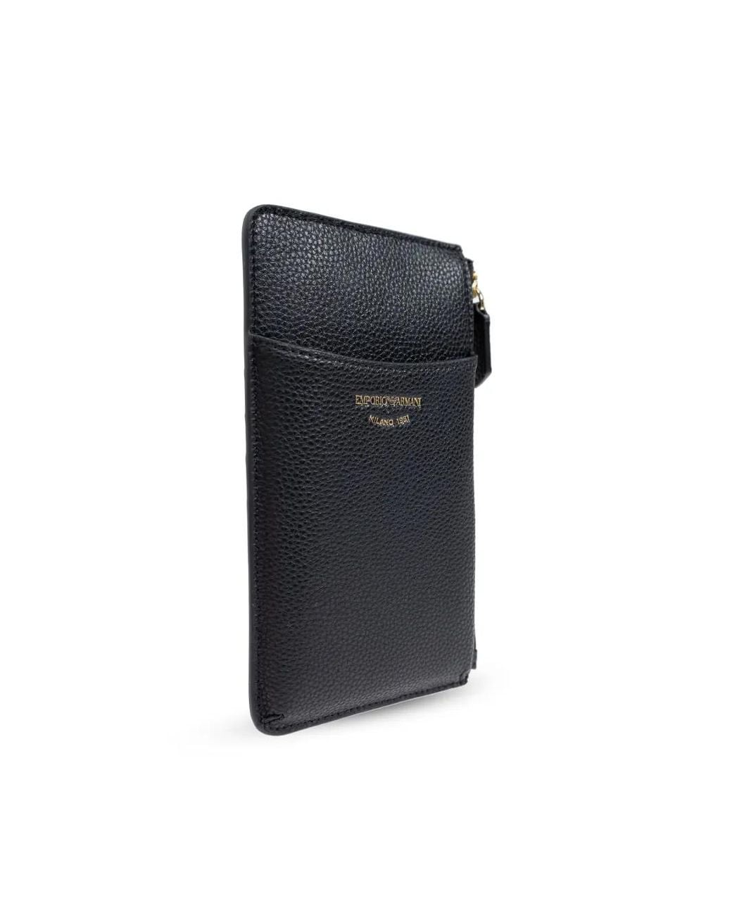 Emporio Armani Black Myea Zipped Purse