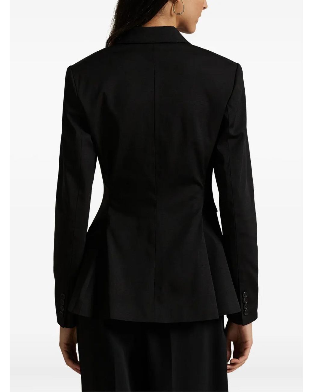 Polo Ralph Lauren Black Three-Button Blazer
