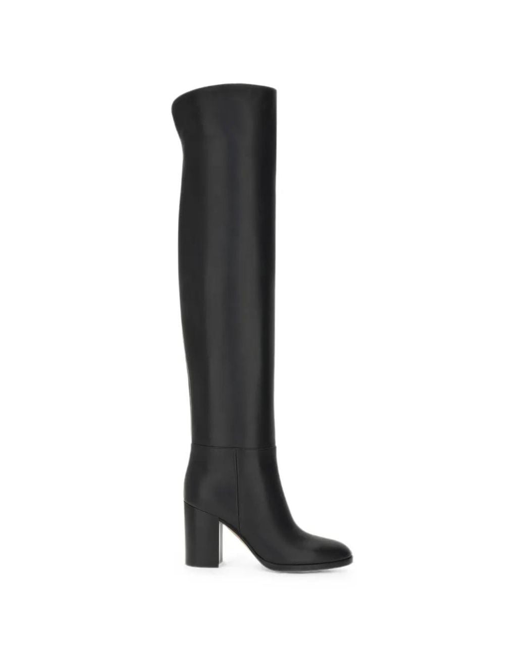 Gianvito Rossi Black Santiago Cuissard Boots