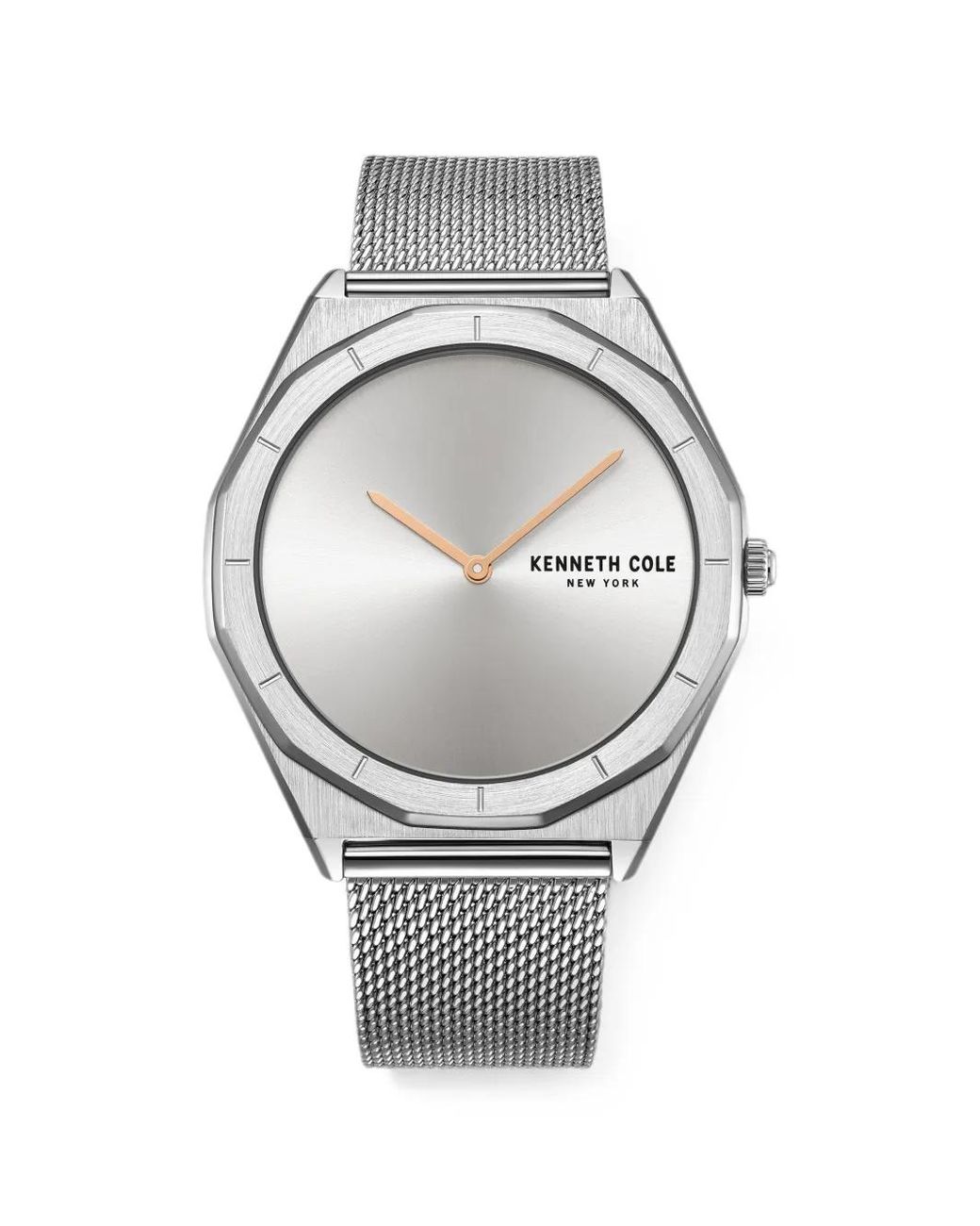 Kenneth Cole Gray Montre À Détail De Logo Mm for men