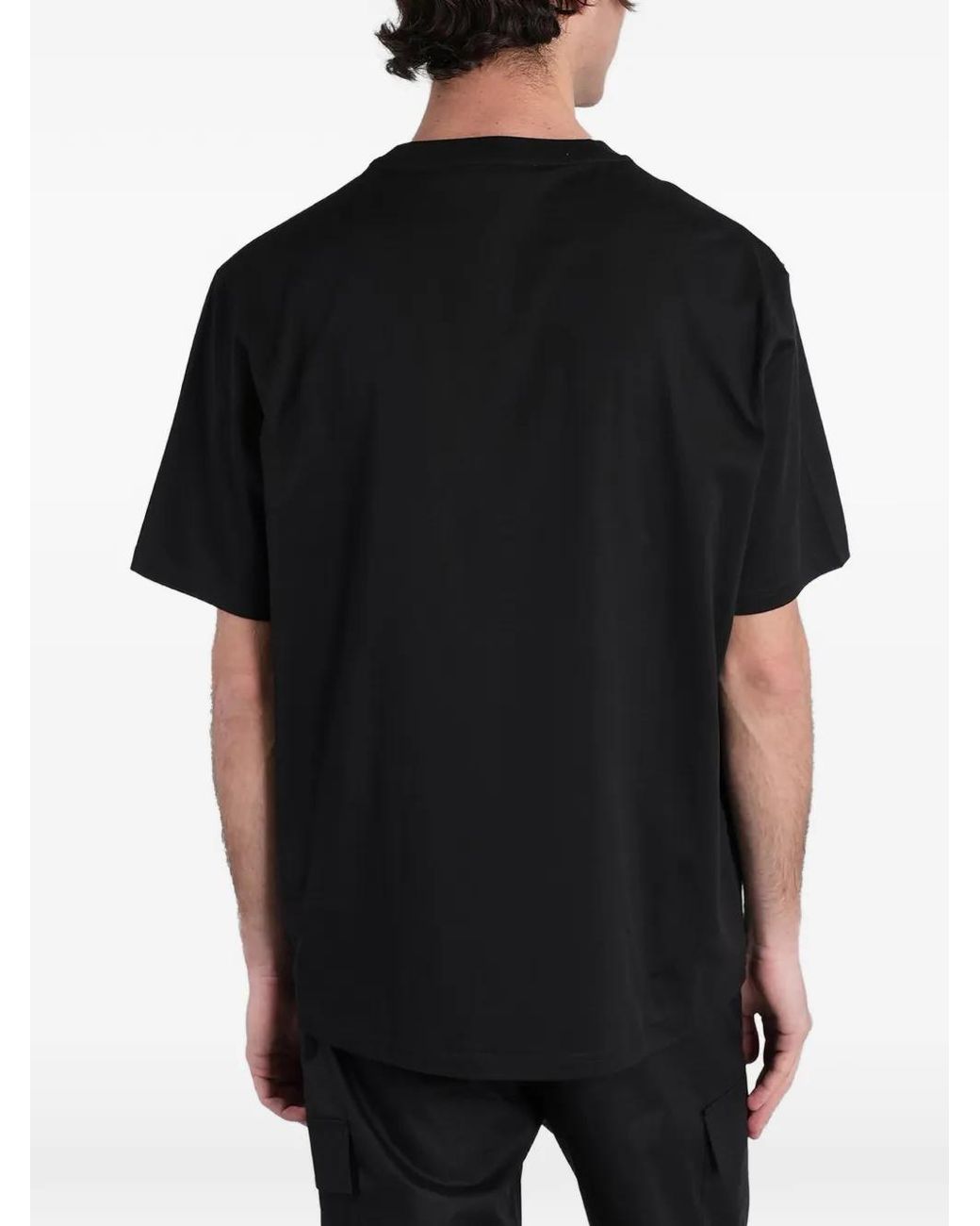 Low Brand Black B240 Logo-Patch T-Shirt for men