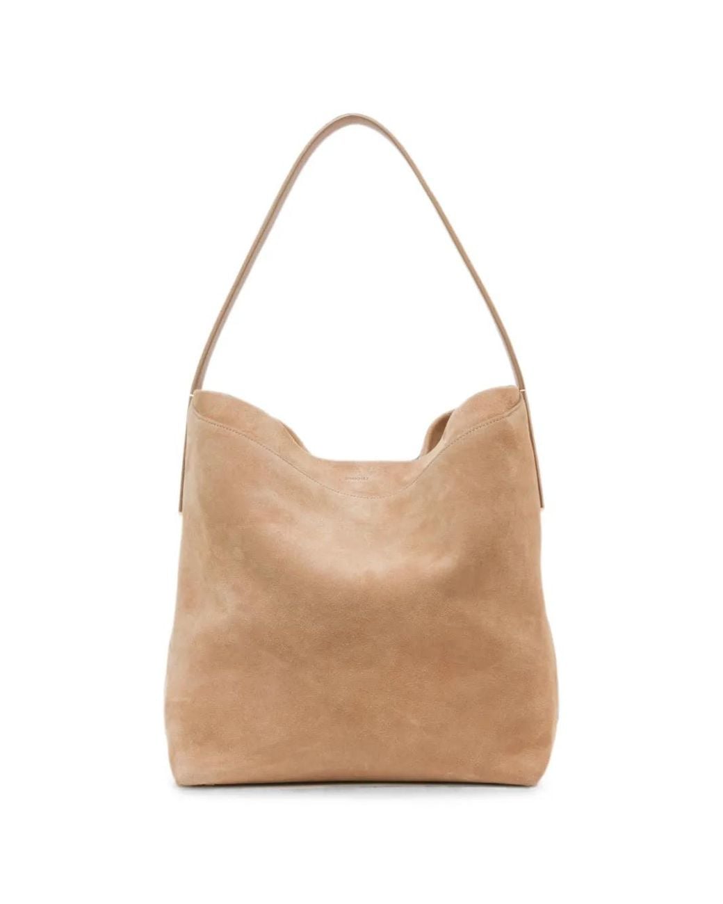 Jonathan Simkhai Natural Large Wynn Suede Bucket Bag