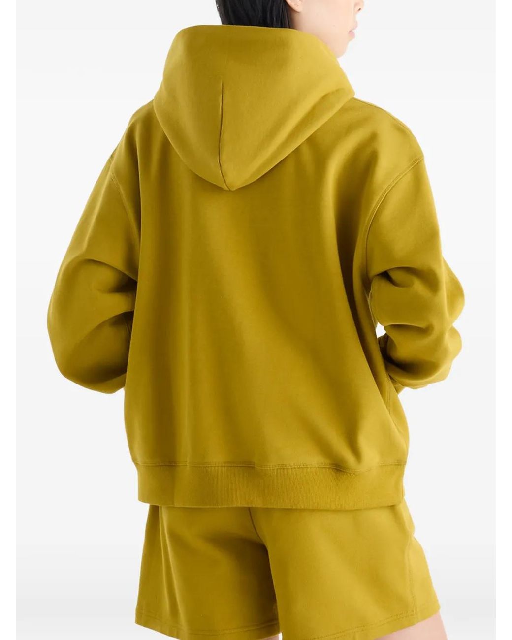 New Balance Yellow Sweat À Capuche Athletics French Terry