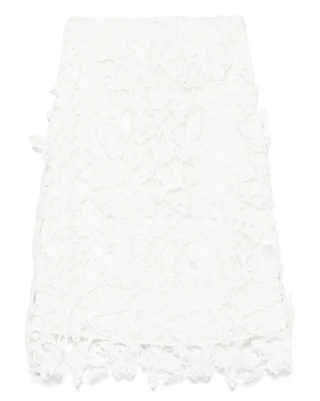 Jonathan Simkhai White Ambrosia Midi Skirt