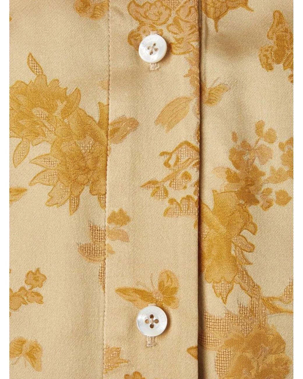 Shanghai Tang White Tang Jacquard Silk Coat