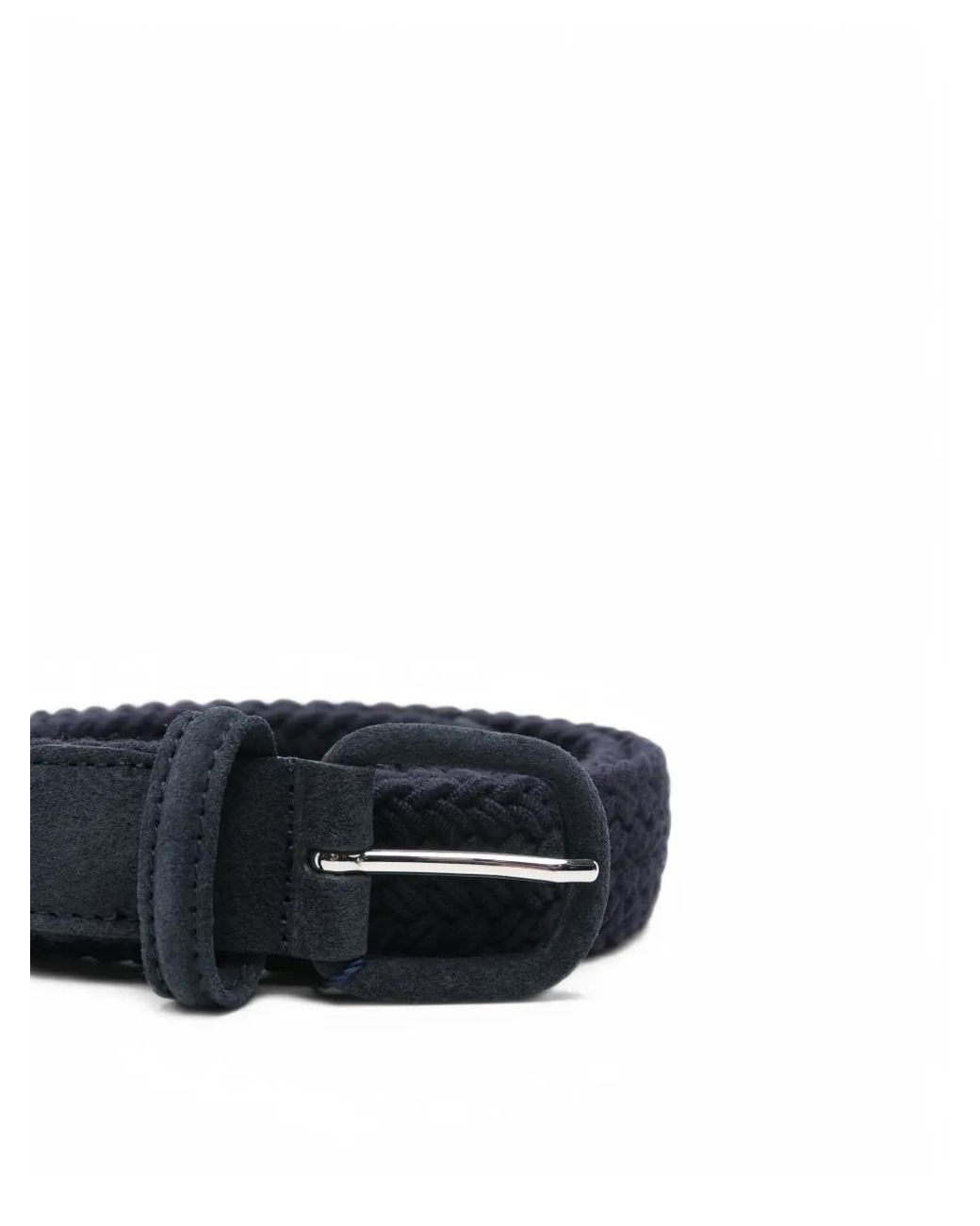 Andersons Blue Woven Wool Belt for men