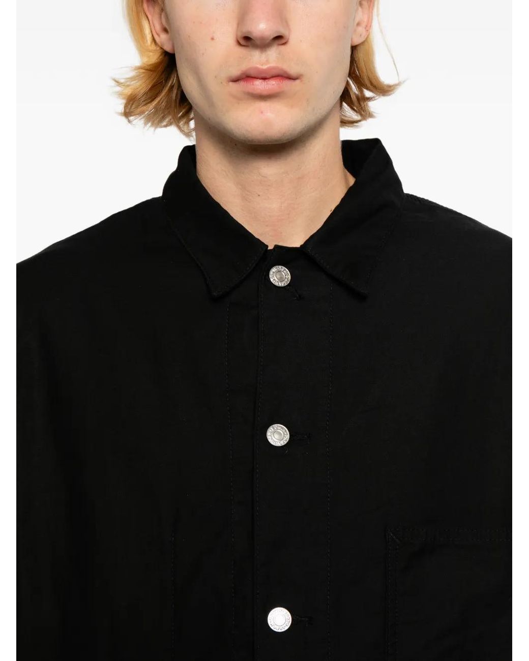 Edwin Coverall Overhemd in het Black voor heren