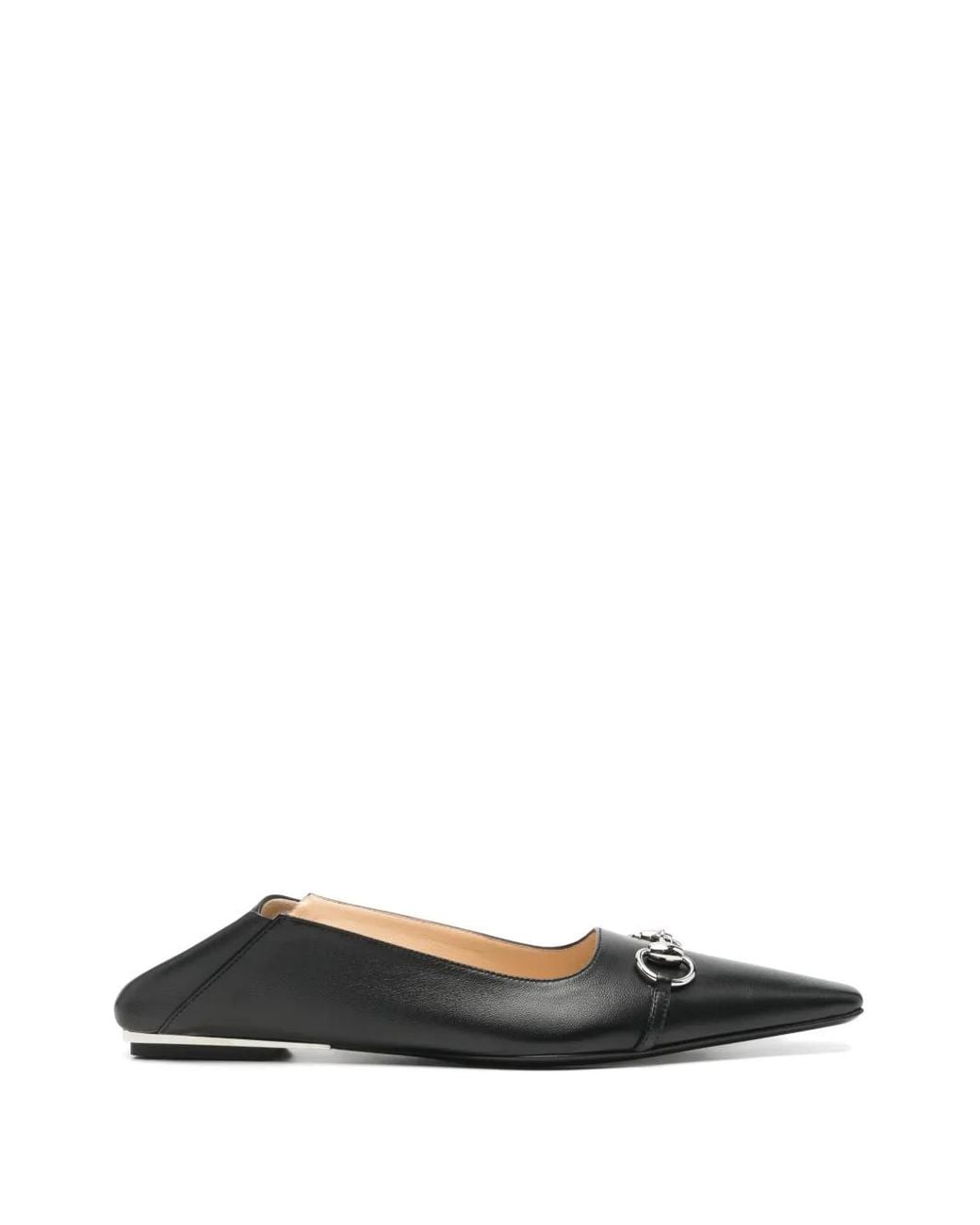 Gucci Black Vittoria Ballet Flats