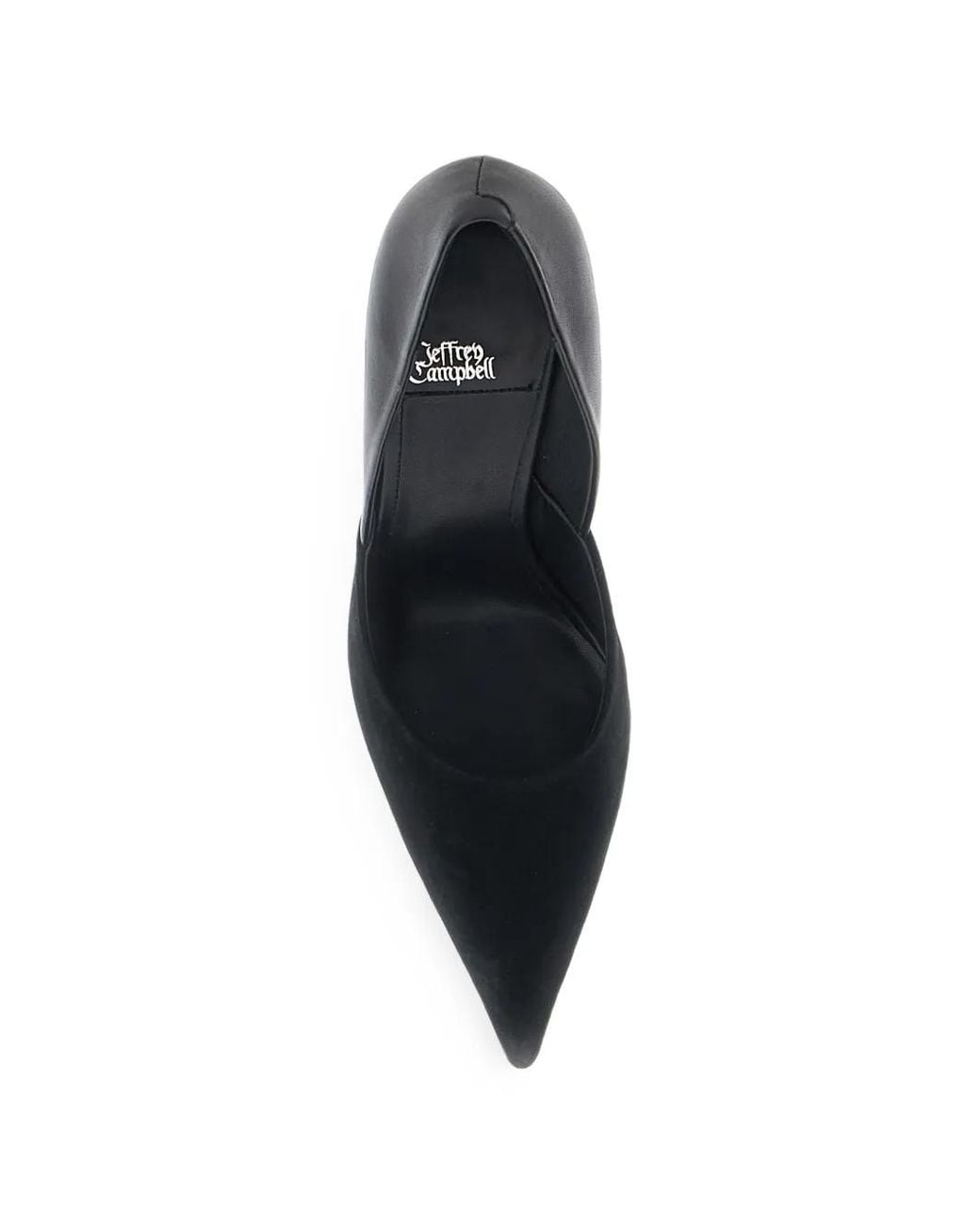 Jeffrey Campbell Black Escarpins Volturi À Bout Pointu Et Empiècements