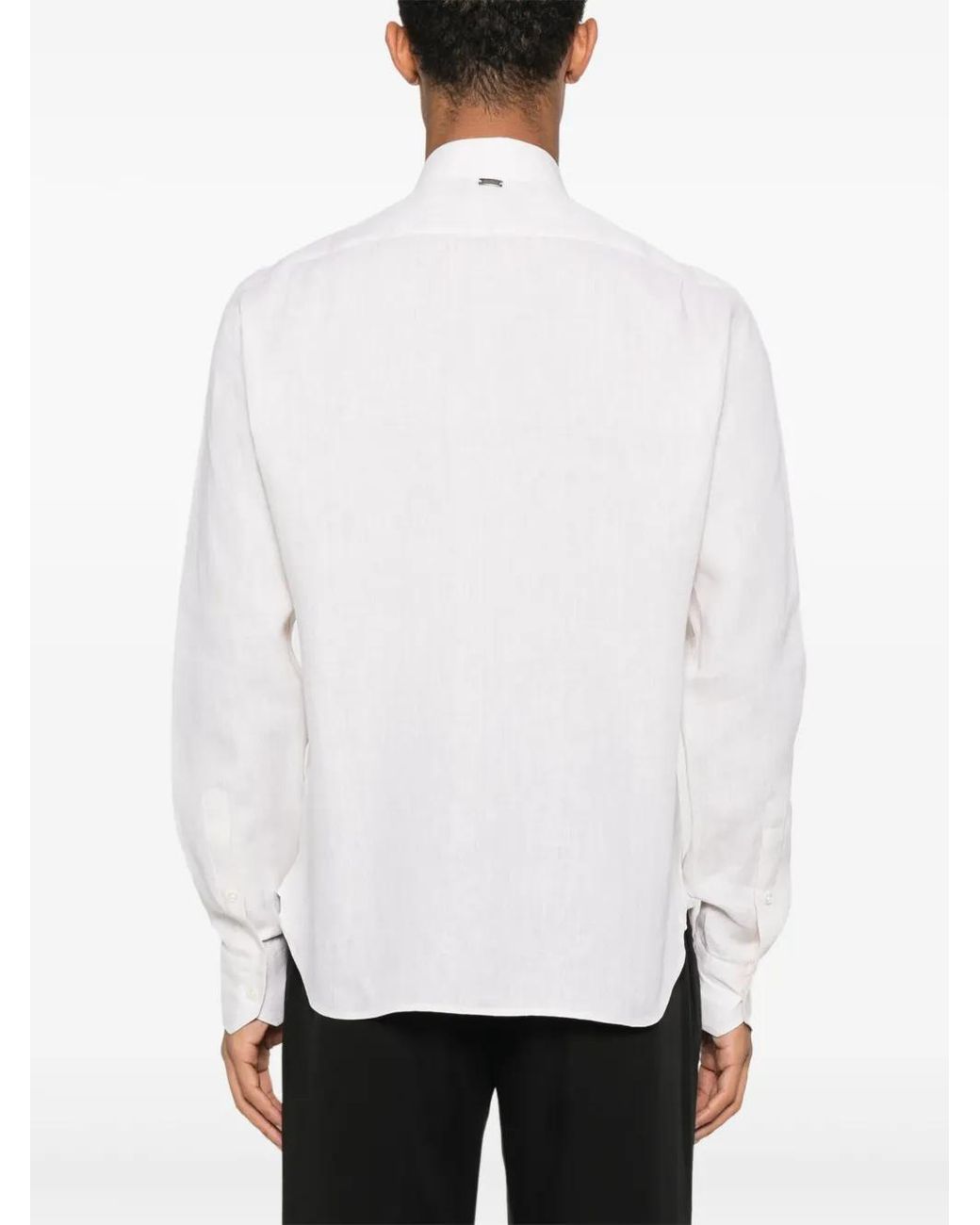 Herno White Linen Shirt for men