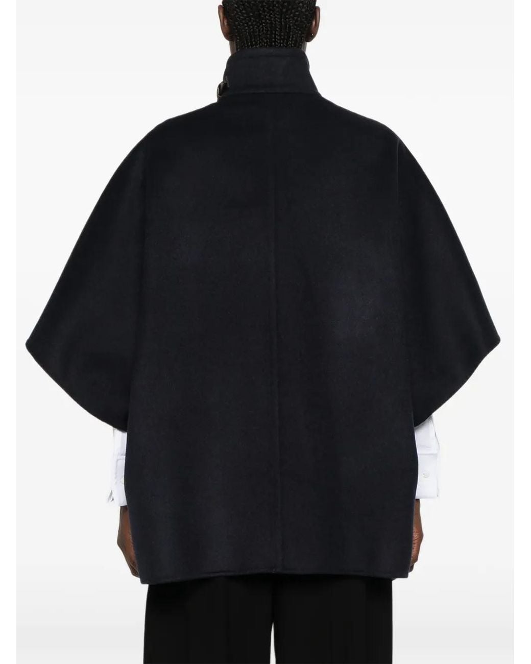 Max Mara Black Veste En Cachemire À Détail De Boucle